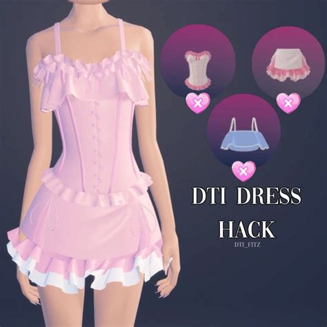 Dti Dress Hack You Can Copy In Dress To Impress Fancy Dress