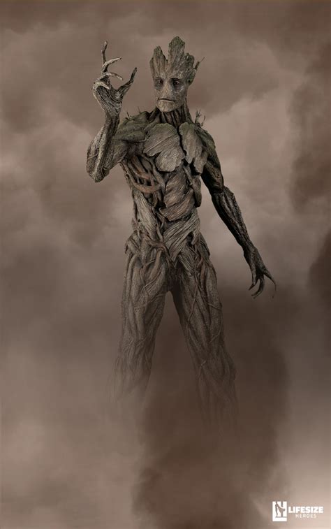 Groot Fullsize Marvel Statue 11 Figure Lifesize Heroes