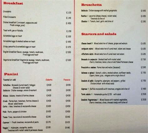 Menu At Laras Cafe London 16 Blackstock Rd