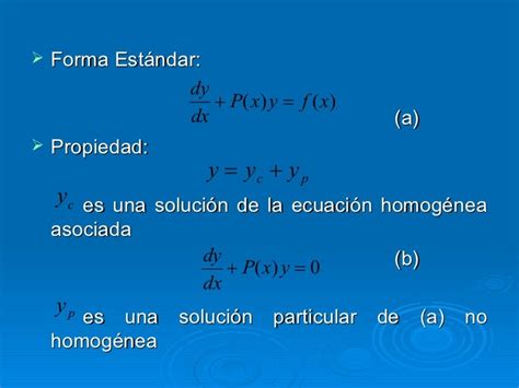 Ecuaciones Diferenciales Lineales