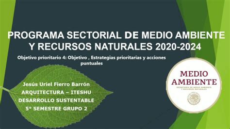 Descubre Los 7 Programas Sectoriales De Medio Ambiente Y Recursos