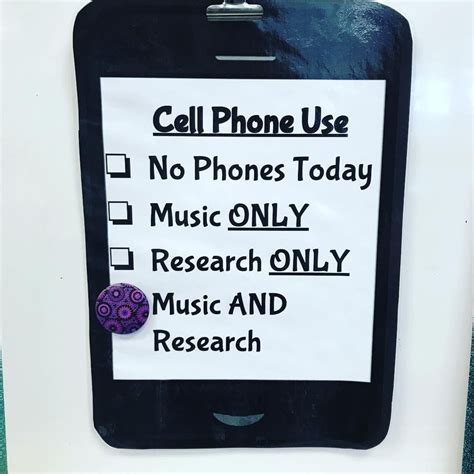 Cell Phone Classroom Rules at Jackson Ribush blog
