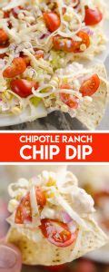 Chipotle Ranch Chip Dip