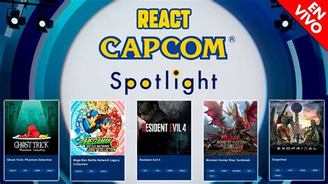 React Capcom Spotlight En Vivo Youtube