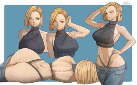 Android 18 Gelldraws Dragon Ball Hentai Arena