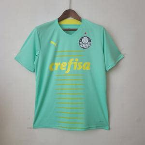 Camisa Palmeiras III 22 23 Torcedor Masculina Verde Esmeralda