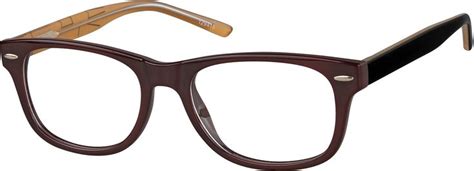 Brown Square Glasses #129415 | Zenni Optical Canada | Square glasses ...