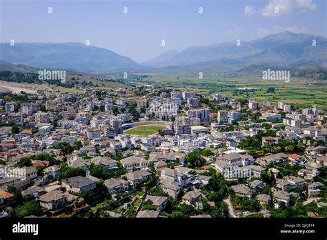 City of Gjirokastra, Gjirokastra, Albania - Mountain city of ...