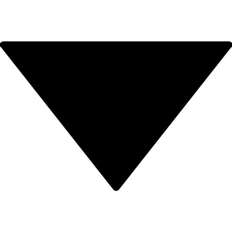 Inverted Triangle Vector Svg Icon Svg Repo