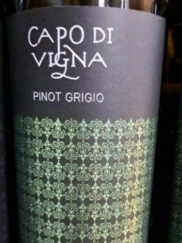 Capo Di Vigna Pinot Grigio Vivino Australia