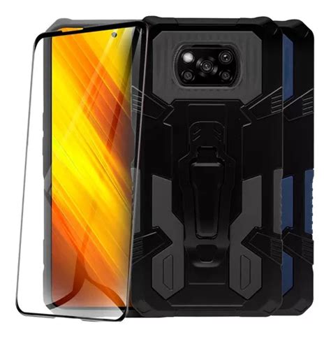 Funda Hardy Clip Xiaomi Poco X3 Nfc X3 X3 Pro Y Cristal 9d Meses Sin