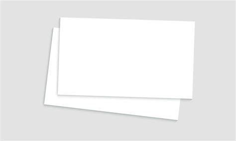 Vector White Sheet Of Paper Realistic Blank A4 Format Paper Template