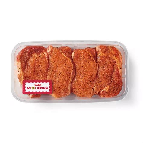 H E B Mi Tienda Seasoned Boneless Ribeye Pork Chops Orange Pepper Shop Pork At H E B