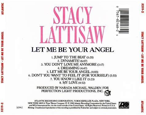 Stacy Lattisaw Let Me Be Your Angel Cd Oop Atlantic Cotillion