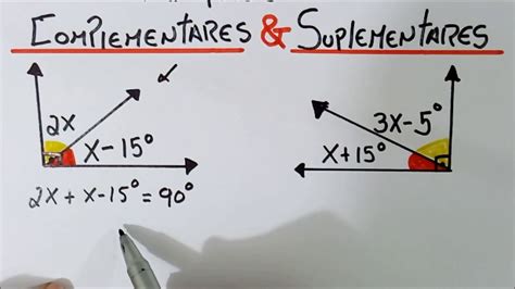 Ângulos Complementares e Suplementares Super dica na Divisão YouTube