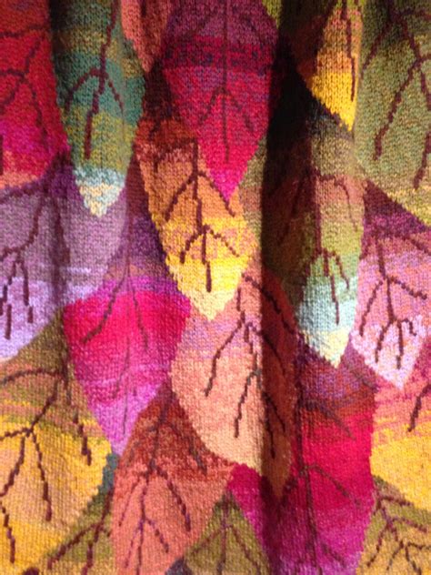 Beautiful Leaf Hand Knit Kaffee Fasset At The Fashion And Textiles Museum London Kaffe