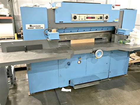 Used Baum Lawson Paper Cutter Mechanical Shear