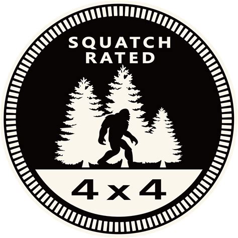 Amazon Squatch Badge Rated Car Emblem X Metal Automotive