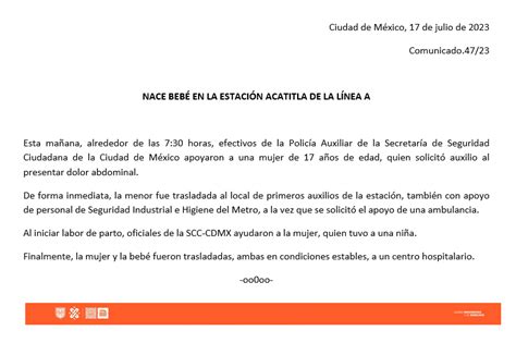 Metrocdmx On Twitter Nace Beb En La Estaci N Acatitla De La L Nea A