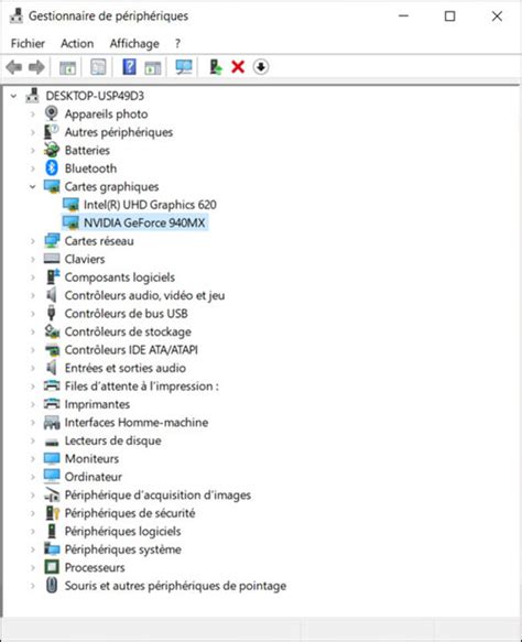 Ordinateurs HP Informations sur le Gestionnaire de périphériques