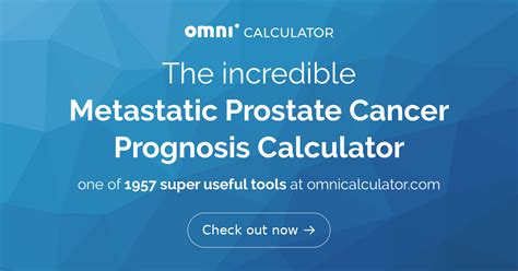 Metastatic Prostate Cancer Prognosis Calculator