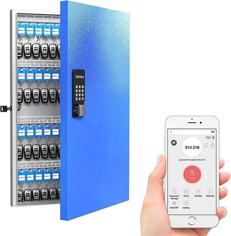 Amazon WeHere 96 Key Lock Box Smart Key Cabinet OTP Share Half