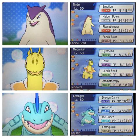 Shiny Johto Starters Evolutions