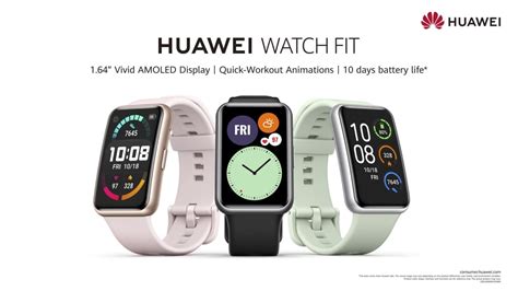 Huawei Watch Fit Receiving New Features And Improvements Through