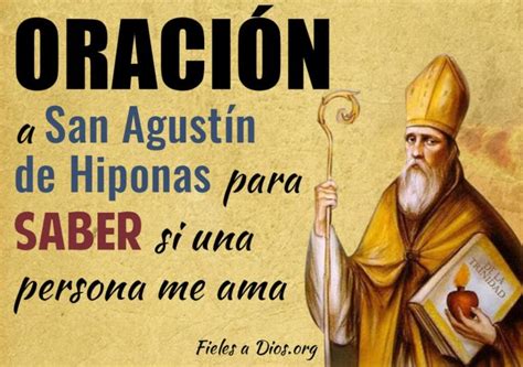 Oración a San Agustín de Hipona para Saber si una Persona me Ama