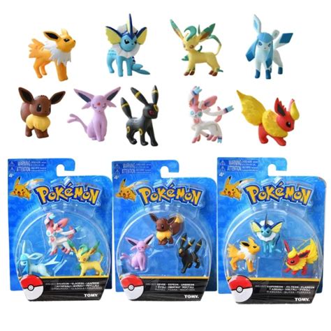 Takara Tomy Vaporeon Jolteon Flareon Espeon Umbreon Leafeon Glaceon