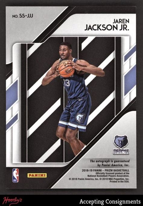 2018 19 Panini Prizm Sensational Signatures 64 Jaren Jackson Jr RC