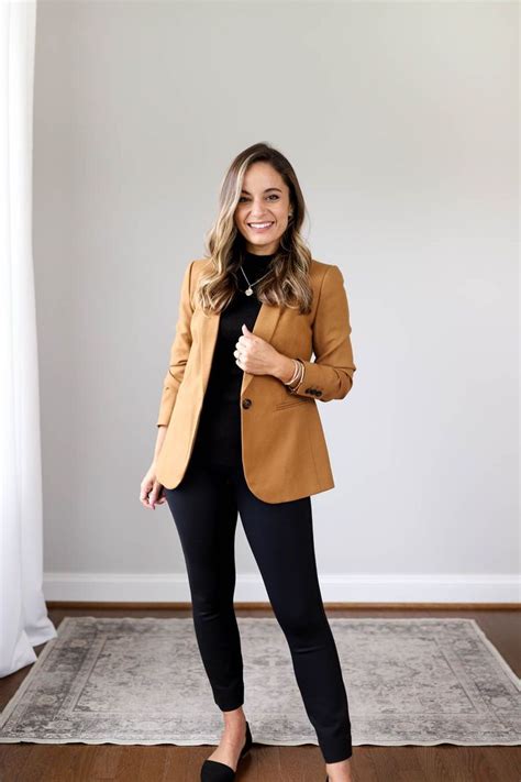 Petite Friendly Early Fall Outerwear Pumps And Push Ups Blazer