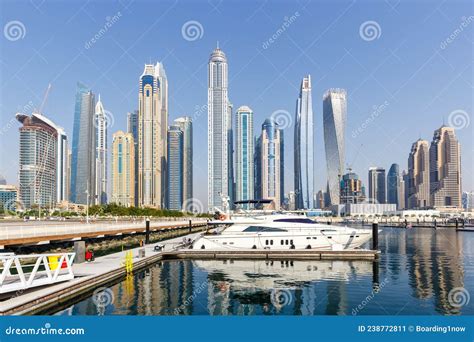 Dubai Marina And Harbour Skyline Architecture Wealth Luxury Travel In