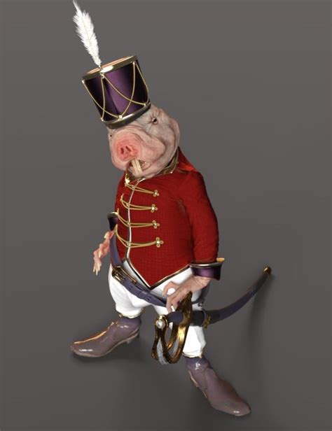 Storybook Naked Mole Rat For Genesis 8 1 Male 3d Models For Daz