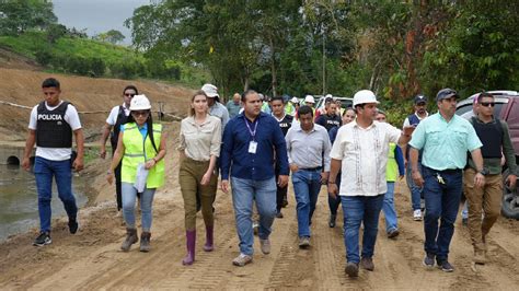 En Manabí la ministra Sade Fritschi supervisó el avance del plan de