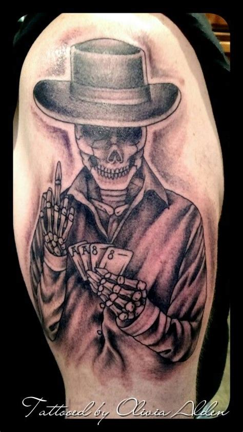 Dead man's hand skeleton tattoo Dead Mans Hand Tattoo, Skeleton Hand Tattoo, Skeleton Hands, God ...