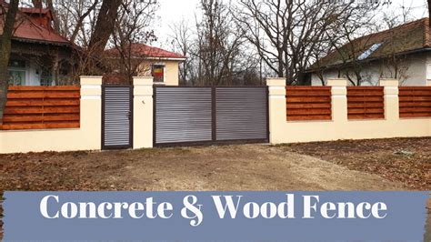 Concrete Pillars For Fence / Concrete block fence | stonetree® concrete ...