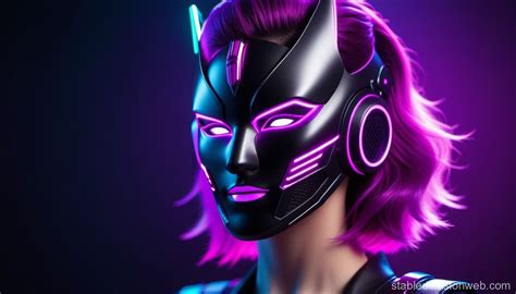 Futuristic Mask Design Stable Diffusion Online