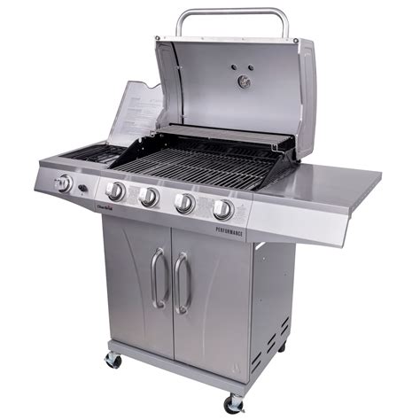 Char Broil Performance Series Silver Burner Liquid Propane Gas Grill