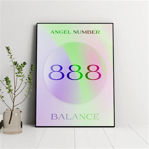 Angel Number Printable Wall Art Aura Poster Angel Number Etsy In