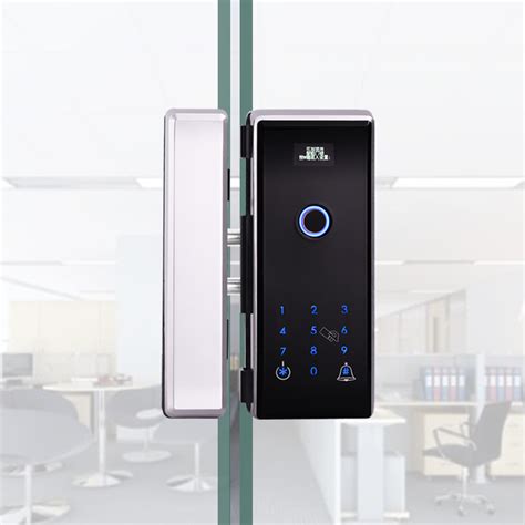 Biometric Fingerprint Smart Pin Code Electronic Glass Door Lock China