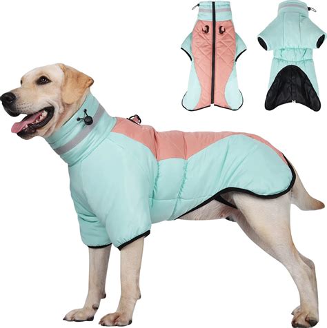 Dog Winter Jacket Adjustable Waterproof Windproof Dog Coat