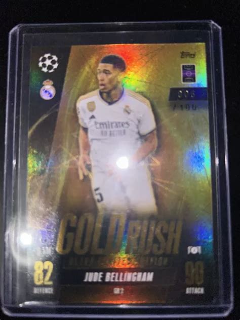 MATCH ATTAX 2023 2024 23 24 Gold Rush Ultra édition limitée Jude