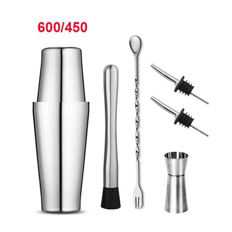 Upors Cocktail Shaker Ml Ml Stainless Steel Vicedeal