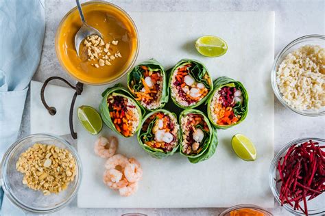 Shrimp Roll Ups Peanut Sauce Clean Eating And Super Fresh Clean Food Crush