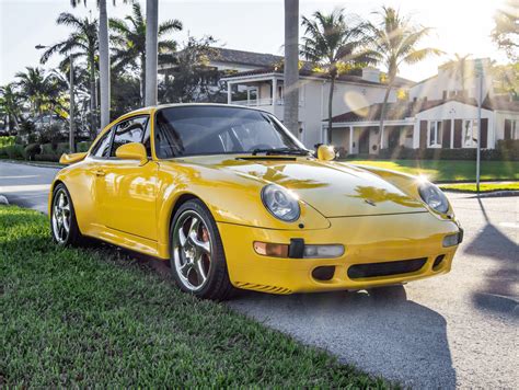 33K Mile 1996 Porsche 993 Turbo PTS Ferrari Fly Yellow PCARMARKET