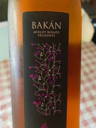 Torri Cantine Bakán Merlot Rosato Frizzante Vivino US