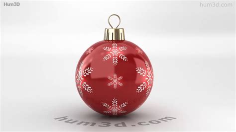 Christmas Ball 3d Model By Youtube