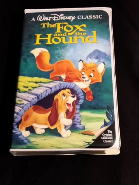 Rare Black Diamond Edition The Fox And The Hound Vhs Tape Walt Disney