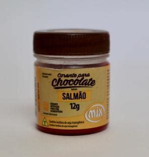 Corante Para Chocolate 12G Salmao MIX Corante Alimentício